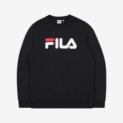 Fila Linear Logo One-on-one - Miesten Hoodie - Mustat | FI-93994